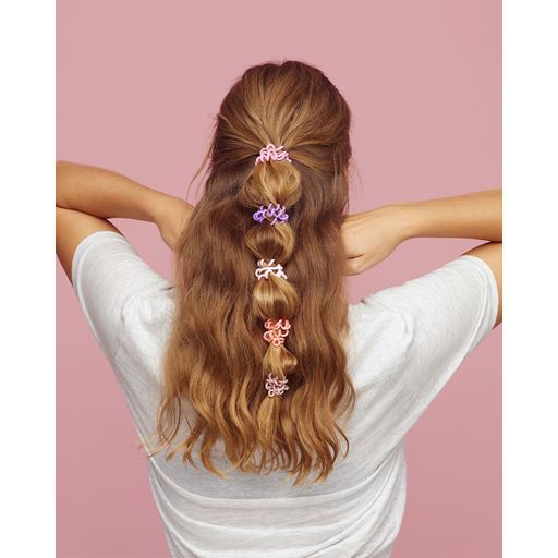 Hairlust Hold On Tight Hair Rings 6-Pack, Pink/Purple