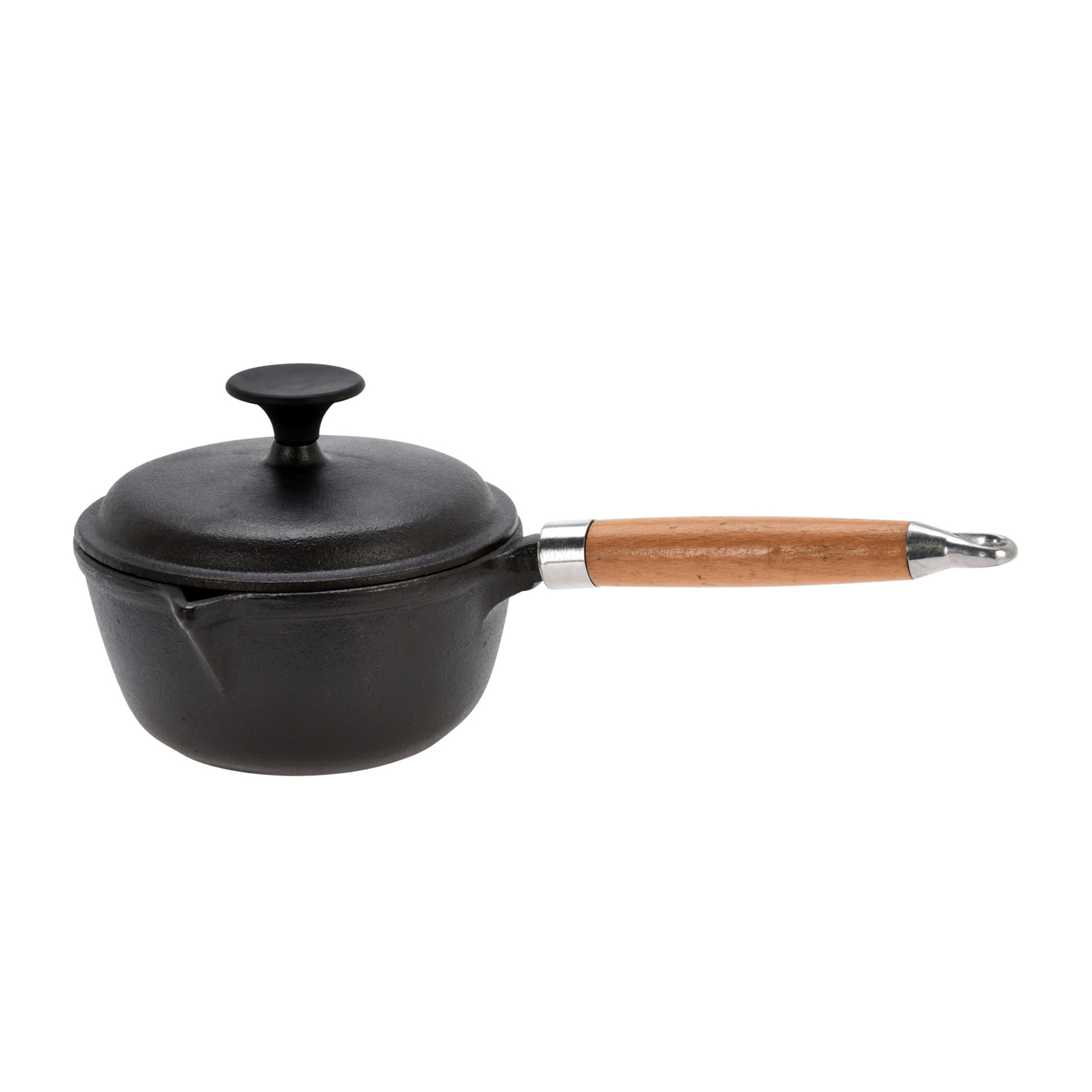 Gusseisenpfanne mit Deckel 17 cm