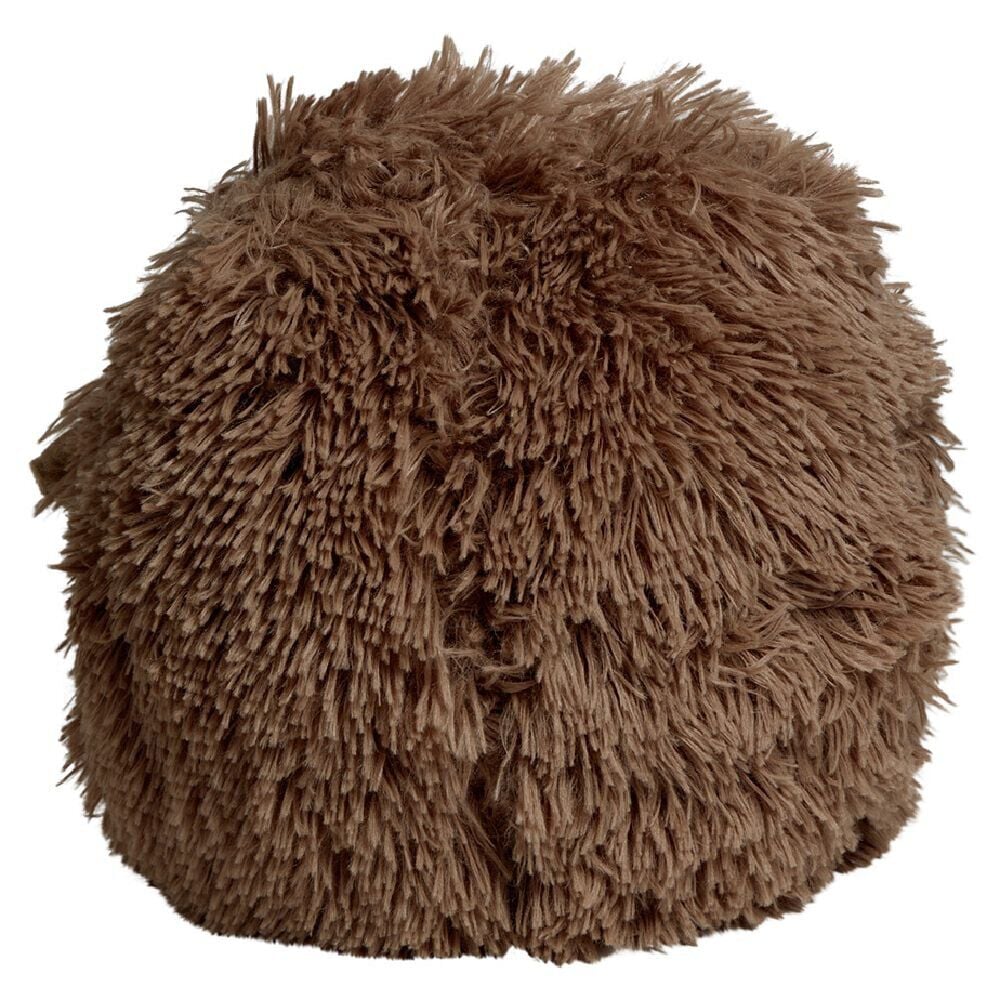 Coussin manchon paresseux marron H29cm