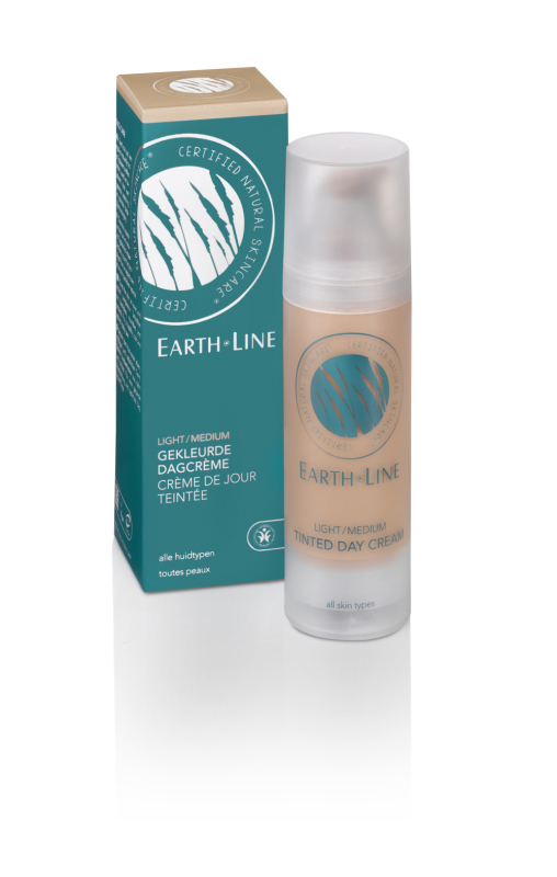 Earth Line Dagcreme Gekleurd Naturel 35ml