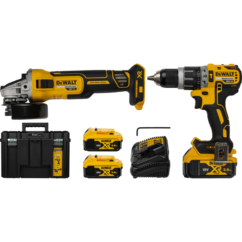 DeWALT XR DCK2080P2T-QW combopack 18V 2x 5,0Ah Li-ion
