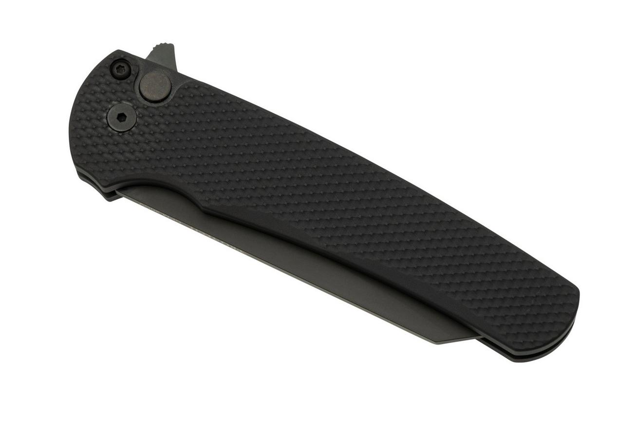 Pro-Tech Malibu 5206 DLC Black 20CV Reverse Tanto, zakmes