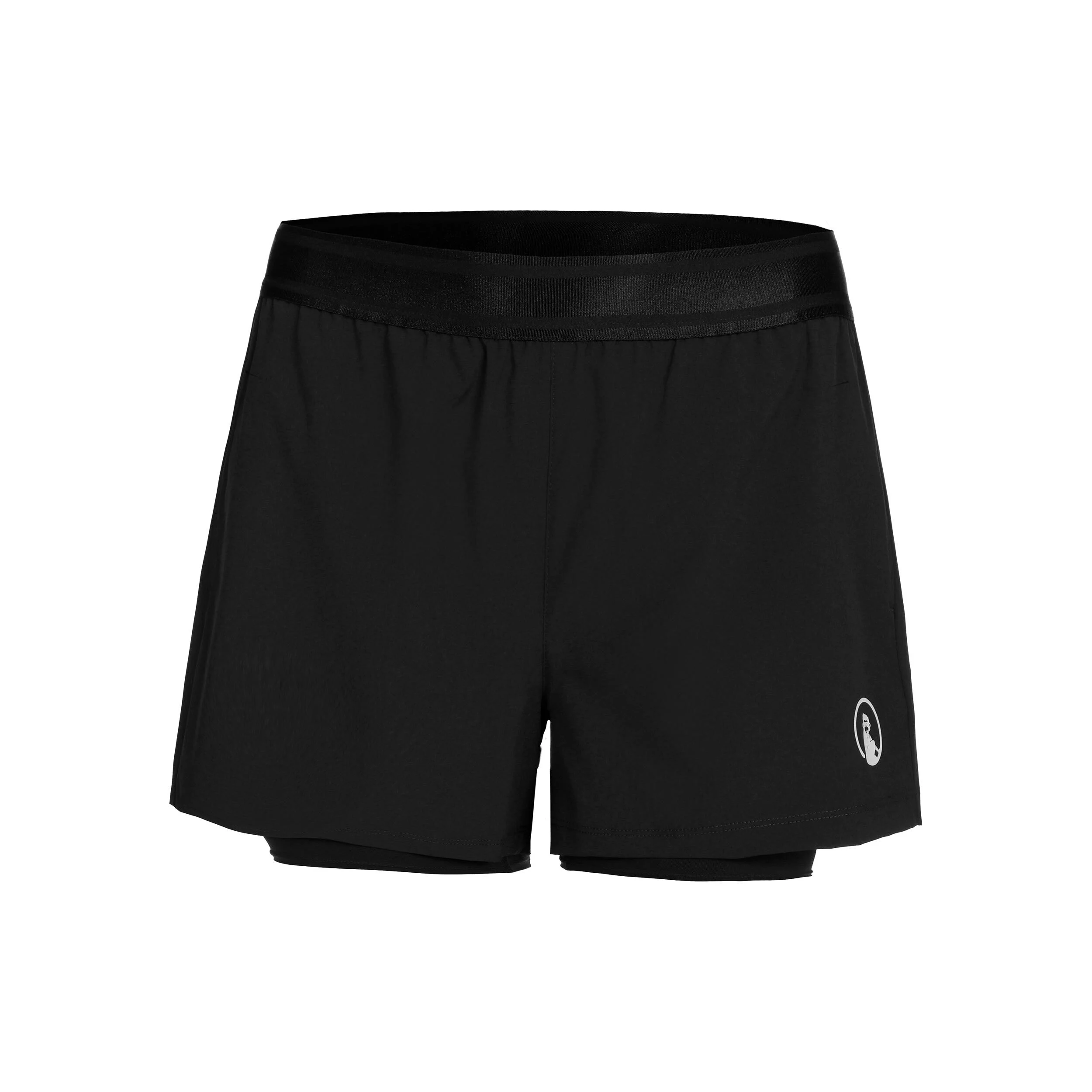 Quiet Please Point 2in1 Shorts Femmes - Noir