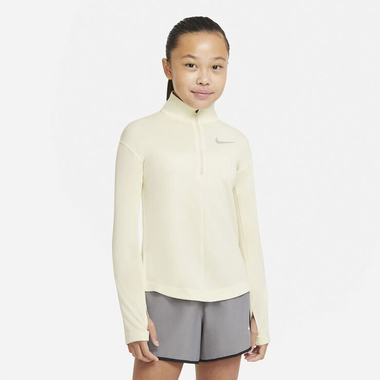 Nike 1 2 Zip Lobetroje Hvid