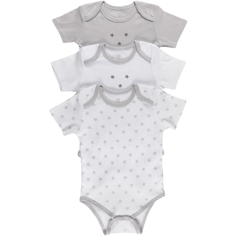 pink or blue Kurzarmbody 3er Pack