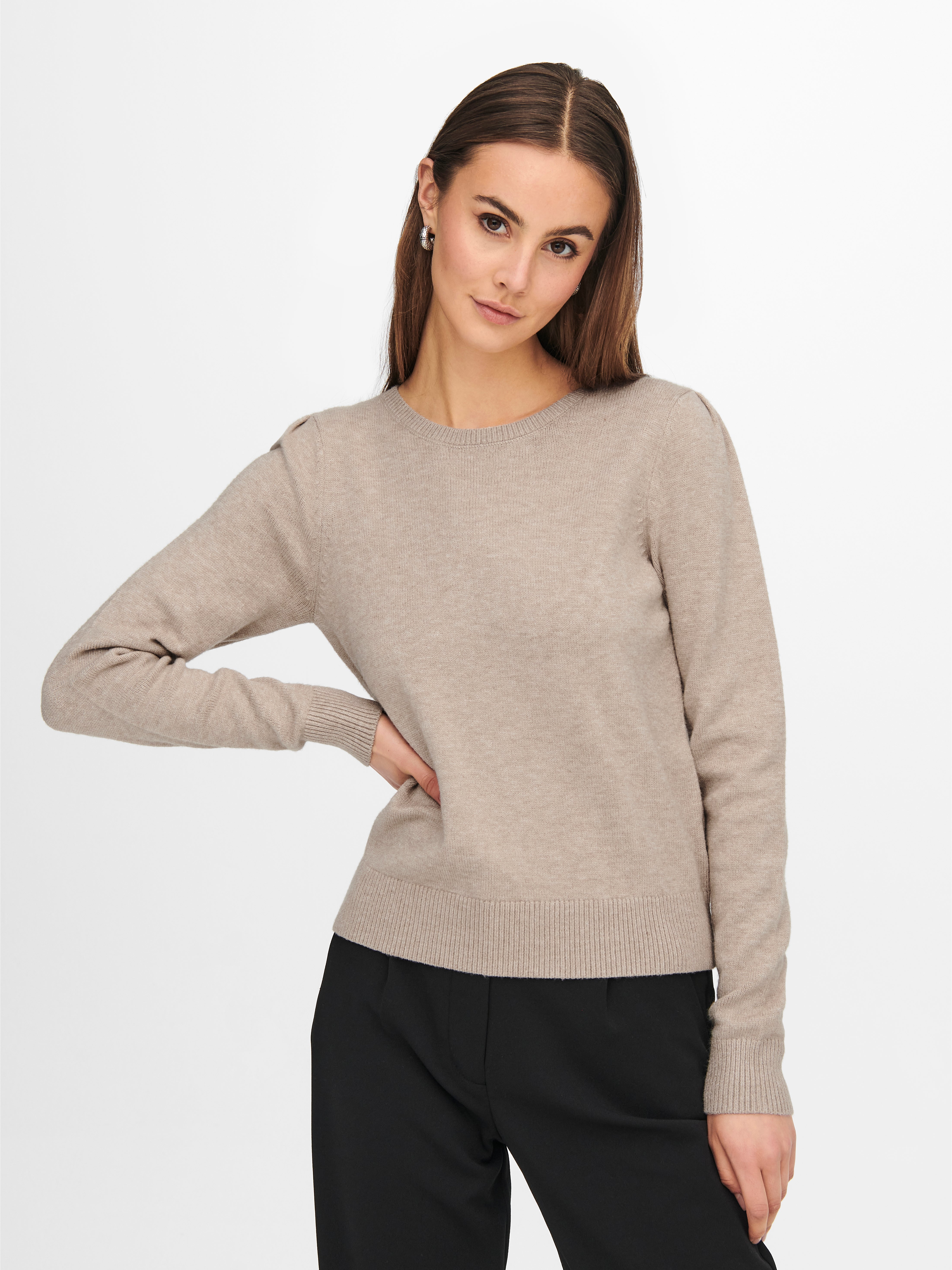 JDYMARCO Strickpullover Beige