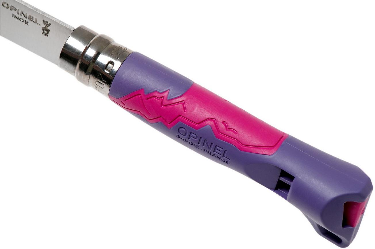 Opinel zakmes Outdoor No. 07 Junior zakmes, Purple/Parma