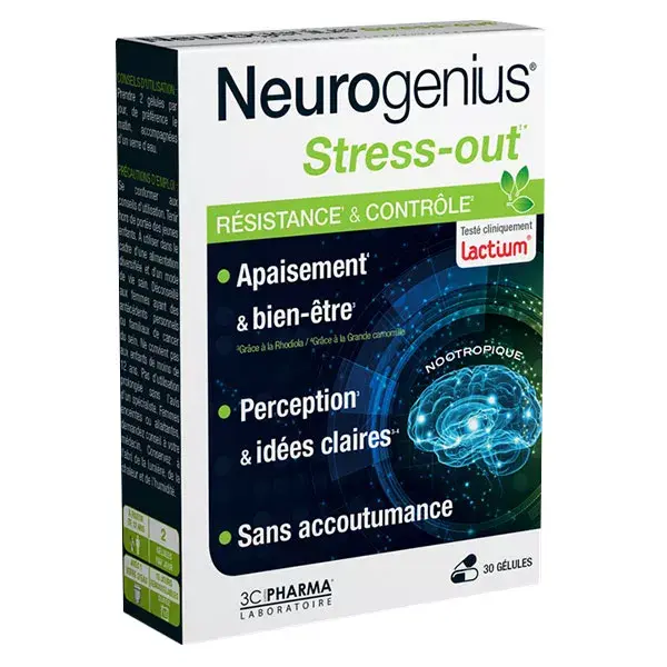 3C Pharma Neurogenius Stress-Out 30 cápsulas