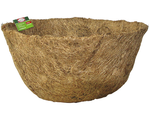 Kokosvezelinzet S voor hangmand Bellissa, Haas natuurvezel, Ø 30 cm, H 19 cm, bruin