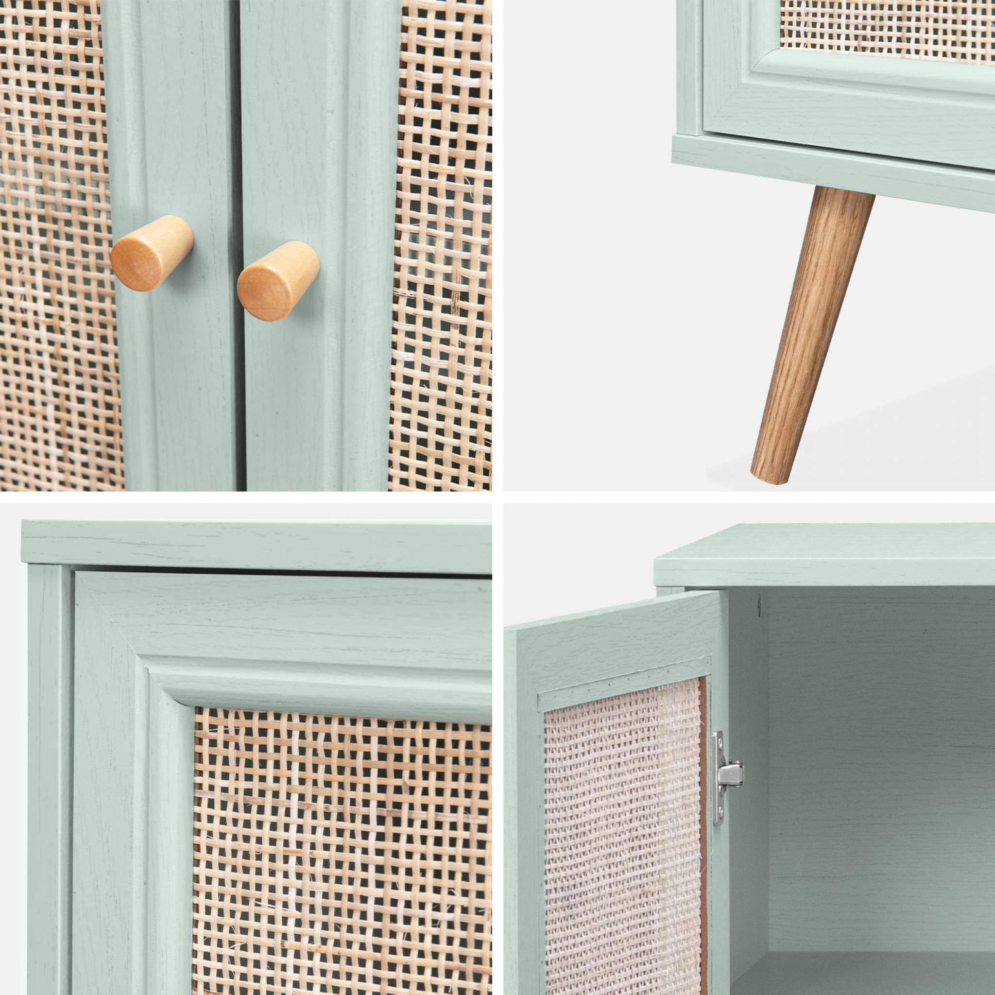 sweeek - Dressoirkastje met rotan