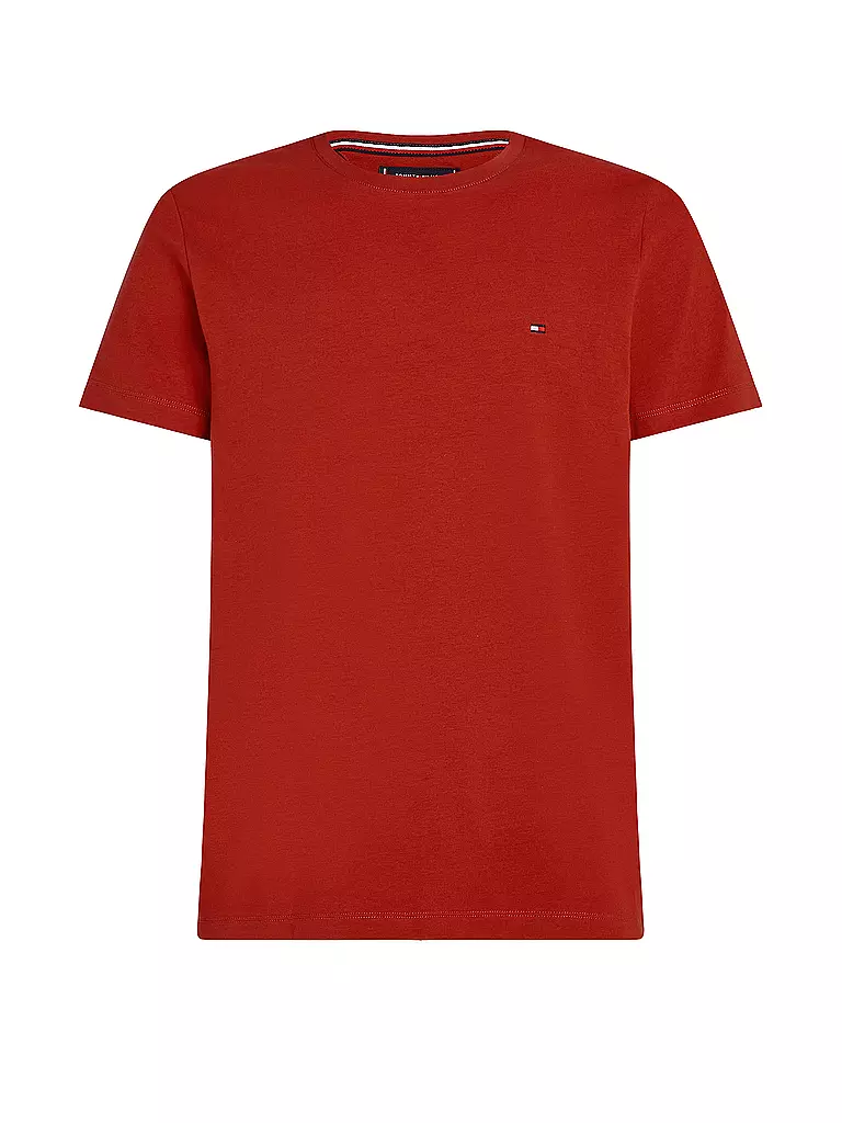 TOMMY HILFIGER T-Shirt Slim Fit rot