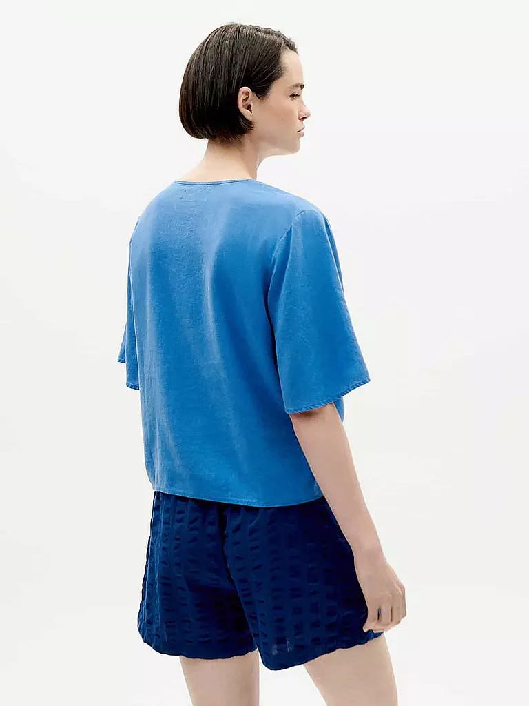 THINKING MU Bluse LIBELULA blau