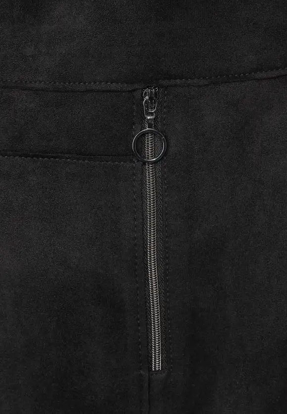 Velours Kleid - Black