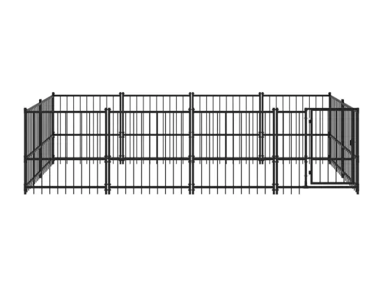 Chenil cage enclos pac noire 388 x 193.5 x 100 cm 02_0041878