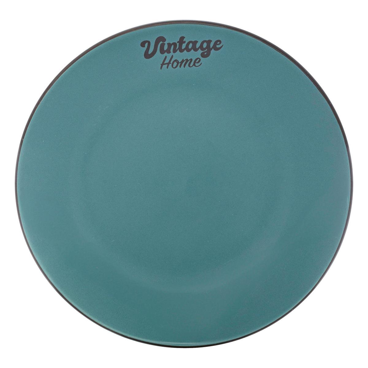 ASSIETTE A DESSERT BE VINTAGE EMERAUDE D.20CM