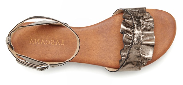 LASCANA Sandale »Sommerschuh«  Sandalette, Sommerschuh, offener Schuh aus Leder
