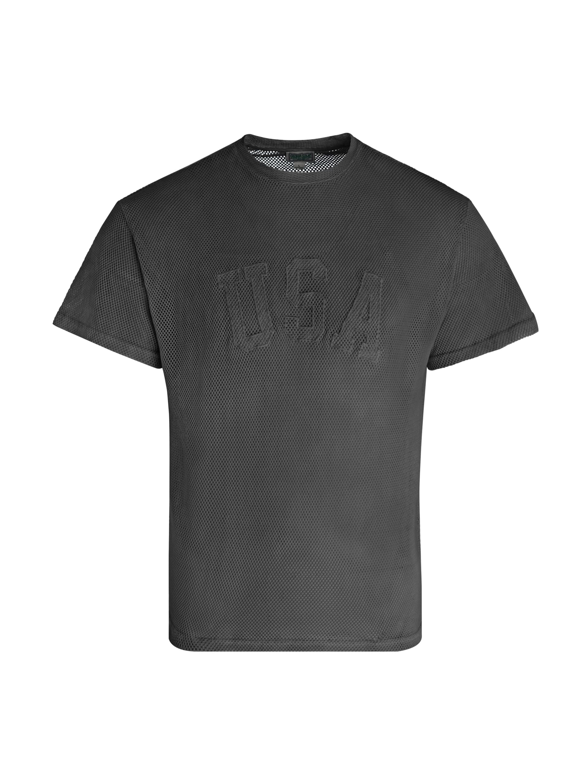 camiseta de malha aberta