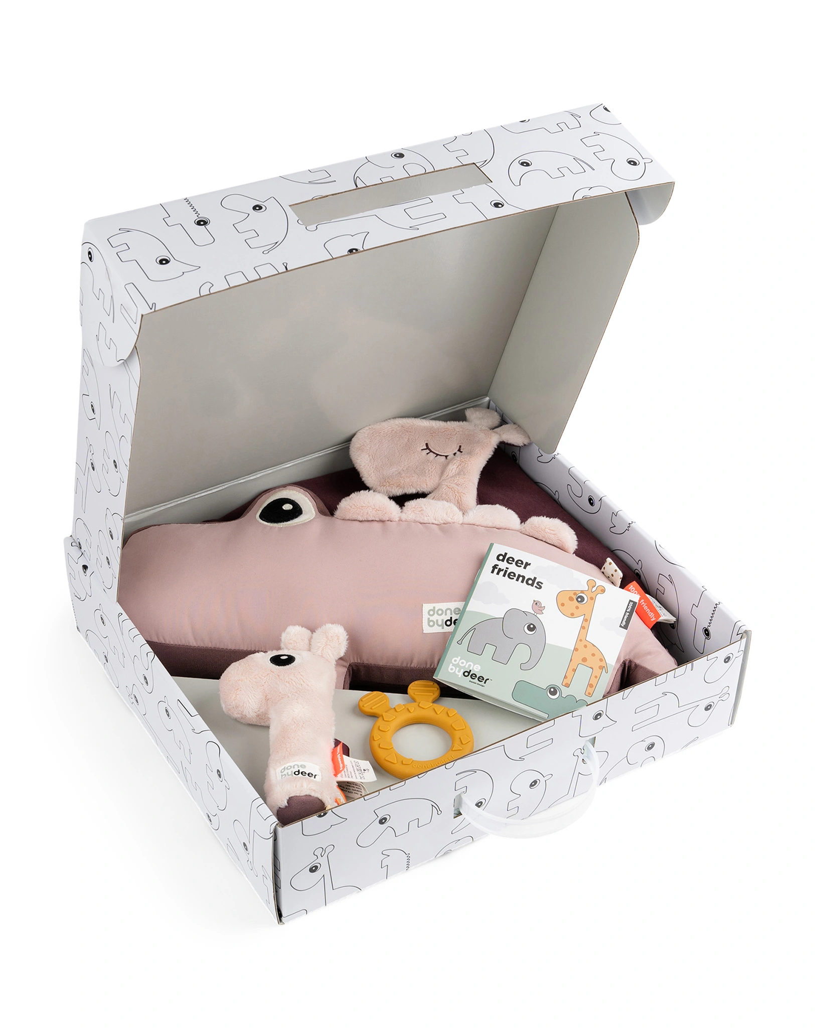 Kuscheltier-Set PLAY TIME 5-teilig in rosa