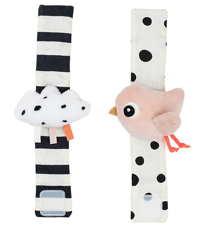 Done by Deer Handgelenkrassel-Set - 2er-Pack - Happy Clouds - Po