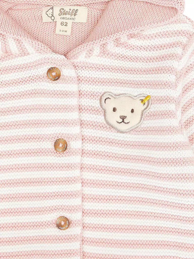 STEIFF Baby Strickjacke  rosa