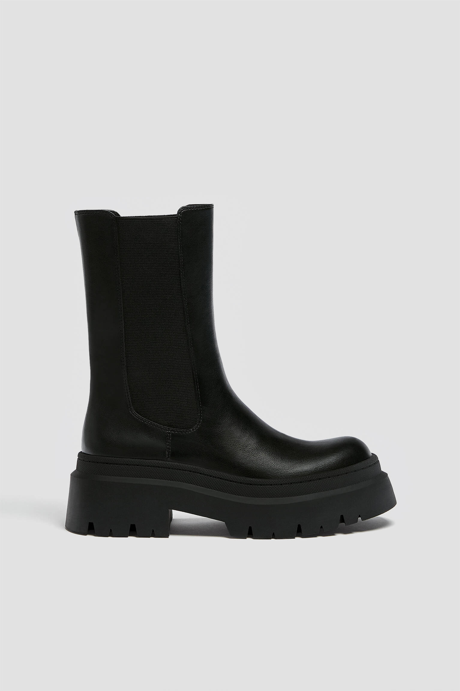 BOTA ELÁSTICA PLANA - PRETA