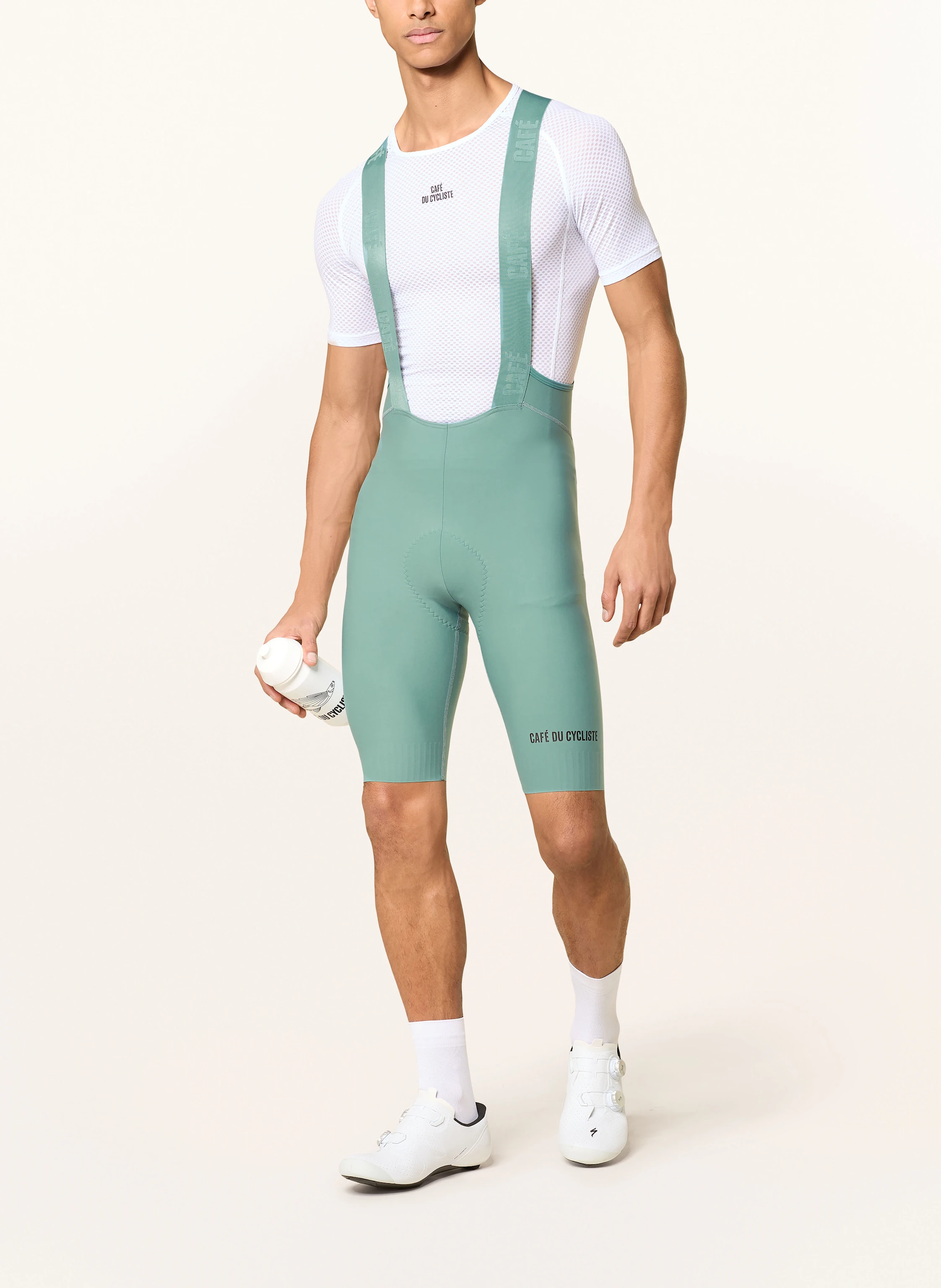 CAFÉ DU CYCLISTE Radhose mit Trägern und gepolstertem Einsatz MARINETTE