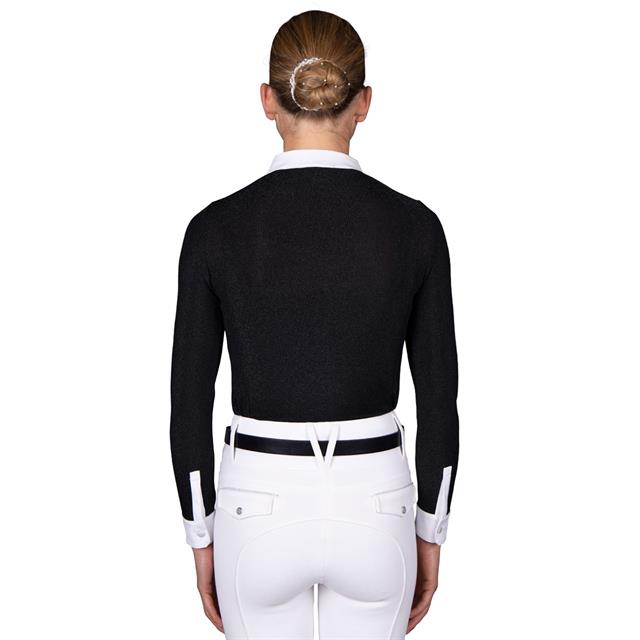 Wedstrijdshirt QHP Juliet Longsleeve Zwart