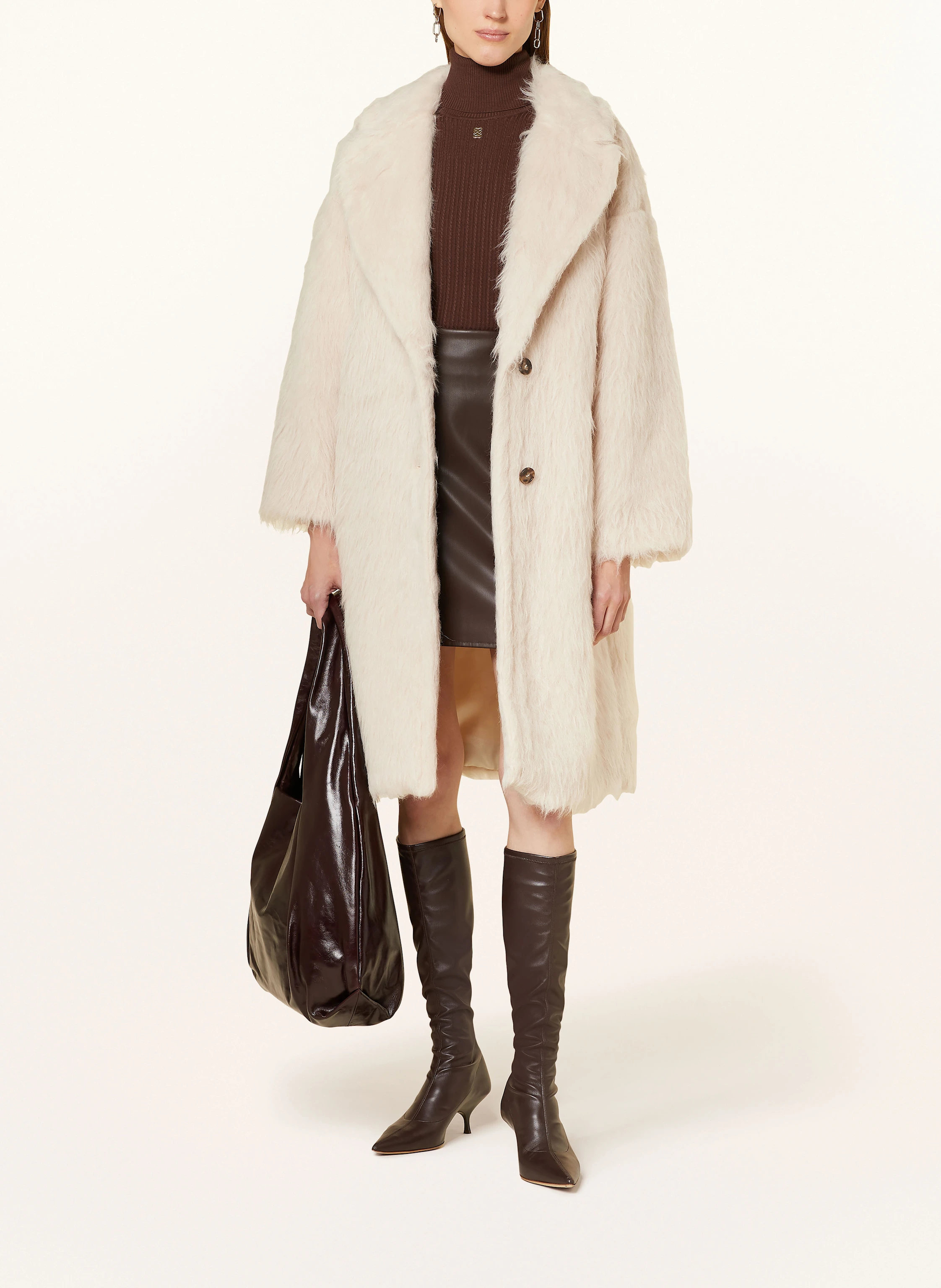 WEEKEND Max Mara Kunstfell-Mantel CANTONE
