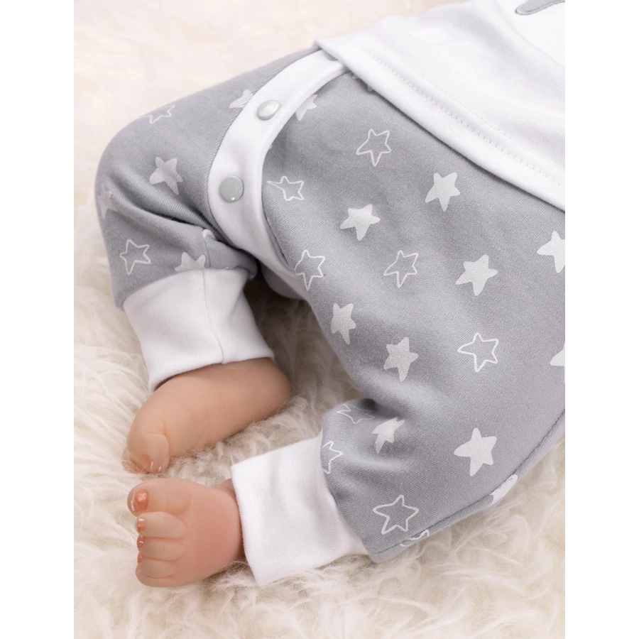 Baby Sweets 2tlg Set Shirt + Hose Little Elephant weiß grau