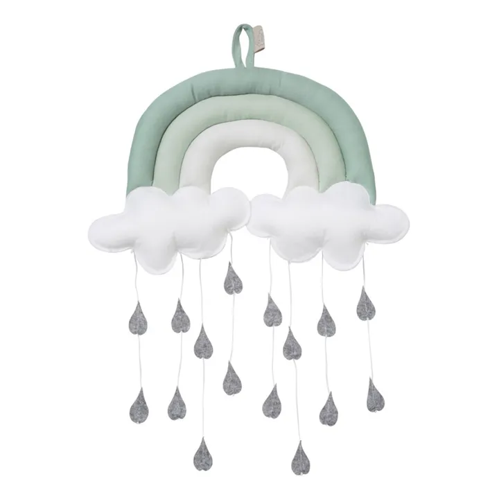 Cam Cam Mobile Arc-en-ciel en coton bio | Sauge