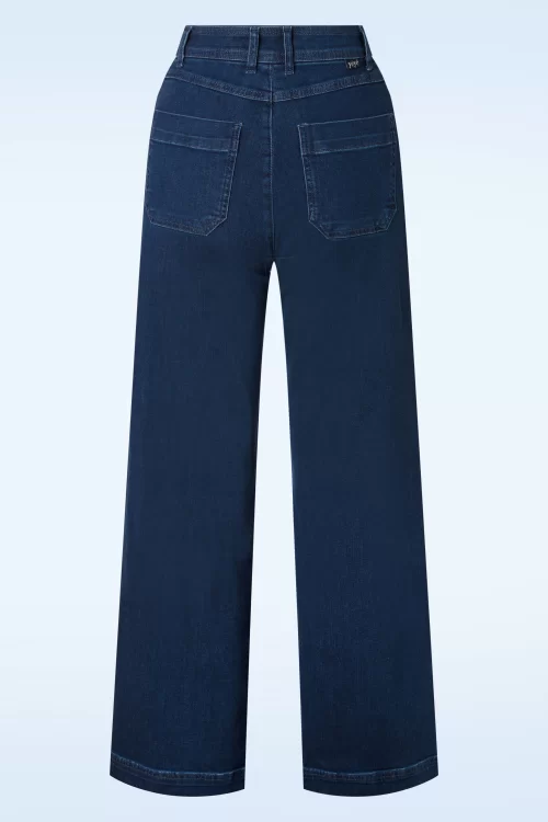 Mademoiselle YéYé Lush Lagoon jeans in blauw