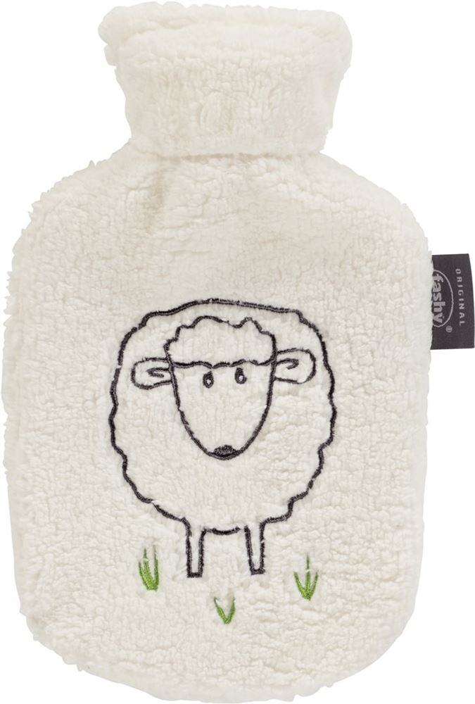 fashy Kinderwärmflasche<br>1 Stück, 0.8l, Flauschbezug Schaf Dolly