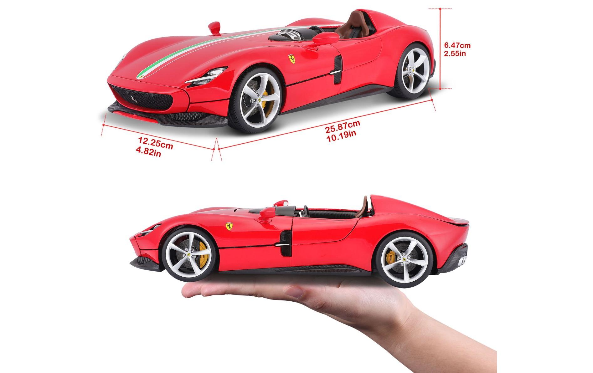 Ferrari Signature Monza SP1 Rot 1:18Sammlermodell im Massstab 1:18