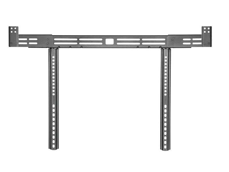 NEOMOUNTS TV-Halterung AWL29-750BL1 bis 10 kg – Schwarz Universelle Soundbar Halterung, tiefenverstellbar (0-4.2 cm) - Schwarz
