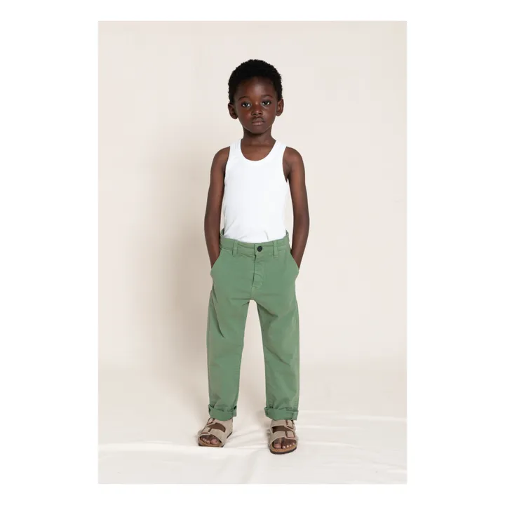 Finger in the nose Pantalon Chino Porty | Vert kaki