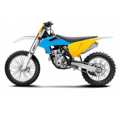 Kit plastiques Polisport VINTAGE EDITION BLEU/JAUNE
