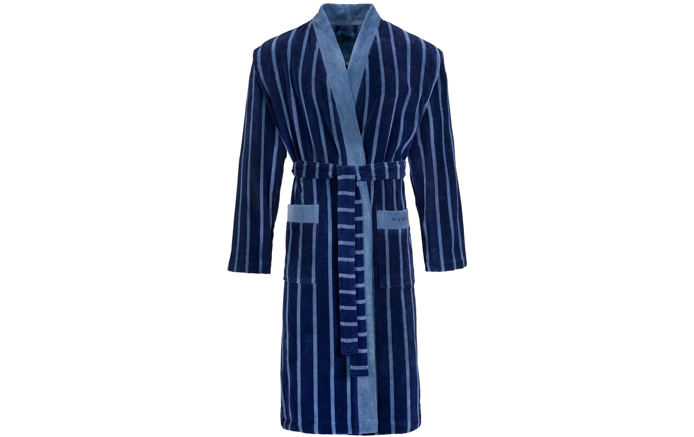 Bademantel Antonio M, Marine Blau<br>Bademantel aus reiner Baumwolle