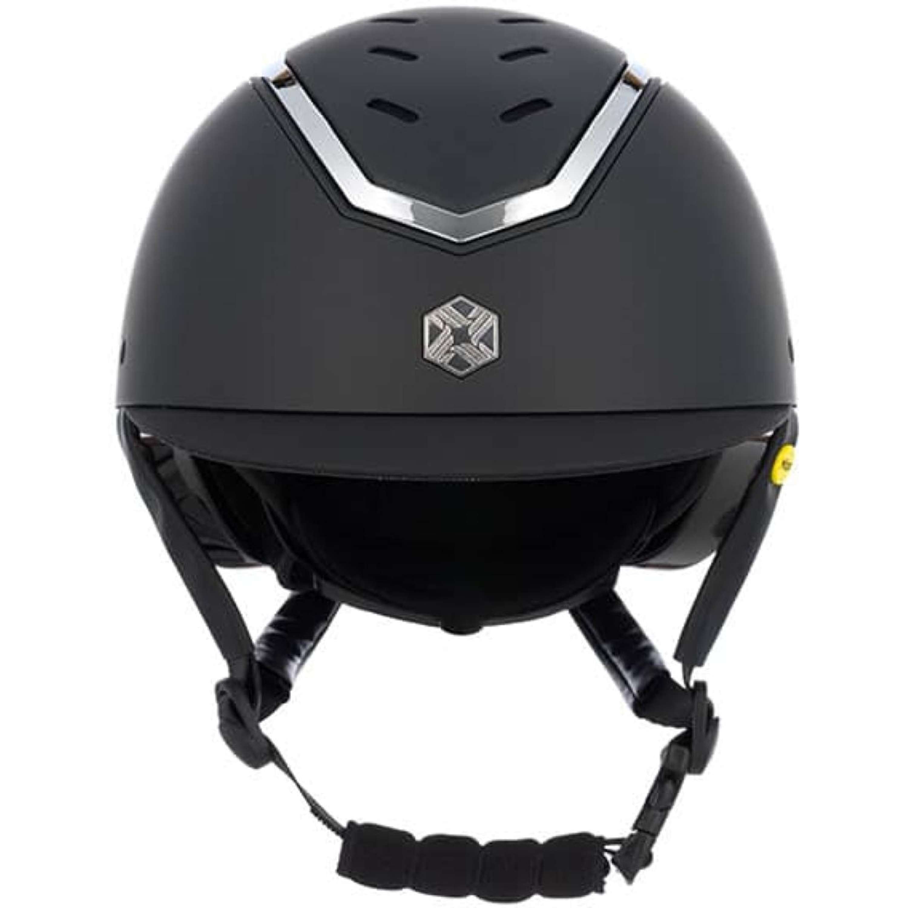 Charles Owen Cap Kylo Black Matte/Silver