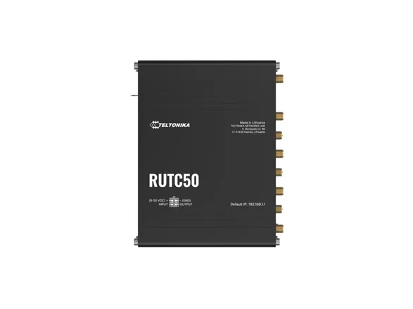 Teltonika RUTC50 - Trådløs router - Wifi 6 - 5G - DIN monterbar på skinne