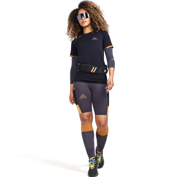 T-shirt running CRAFT PRO TRAIL FUSEKNIT SS TEE W SLATE-DESERT