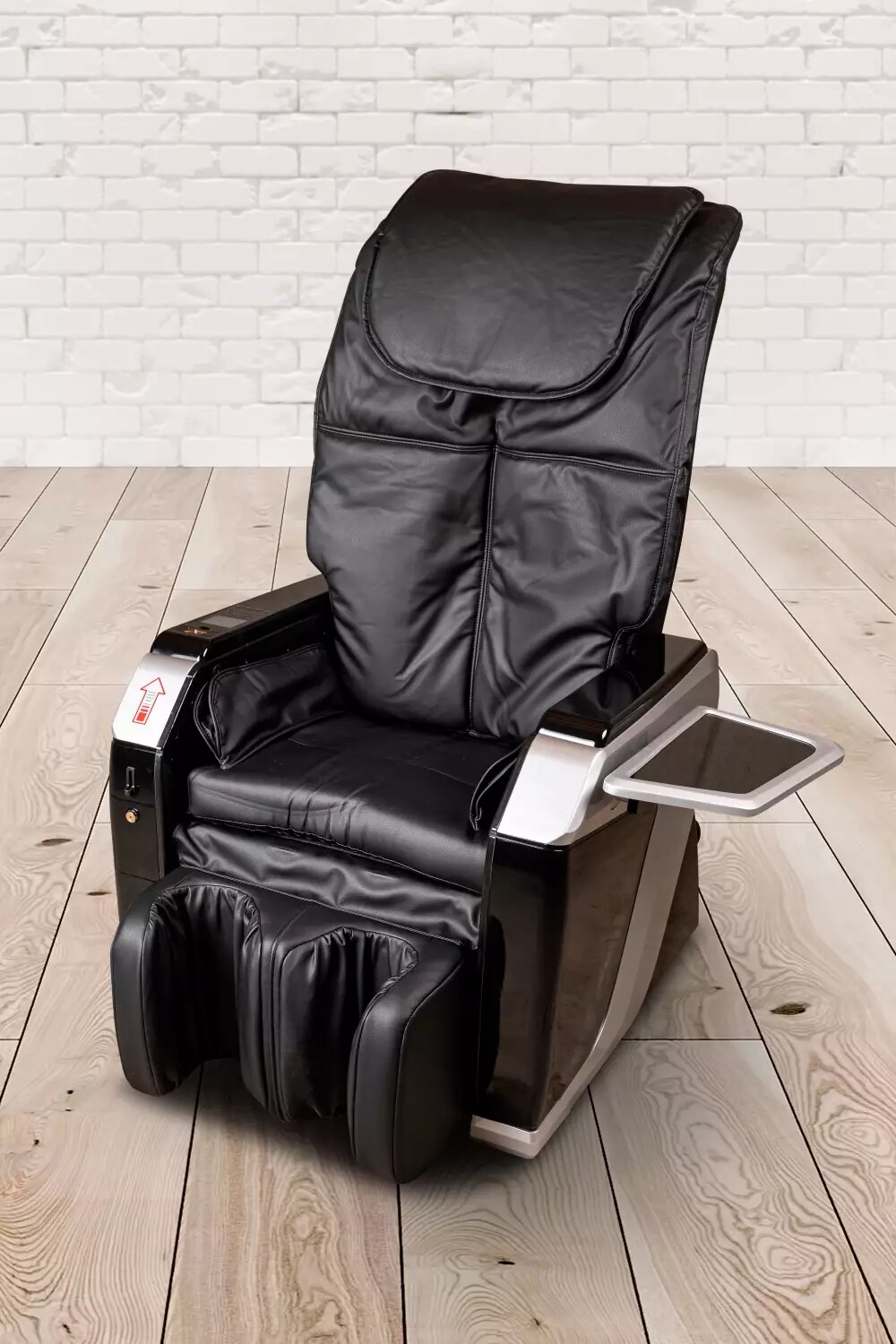 PureHaven Münz-Massage-Sessel 118x76x76 cm 6 Massagearten Rücken- Fuß- & Gesäßmassage