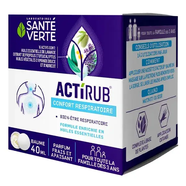 Santé Verte Actirub Bálsamo Peito 40ml