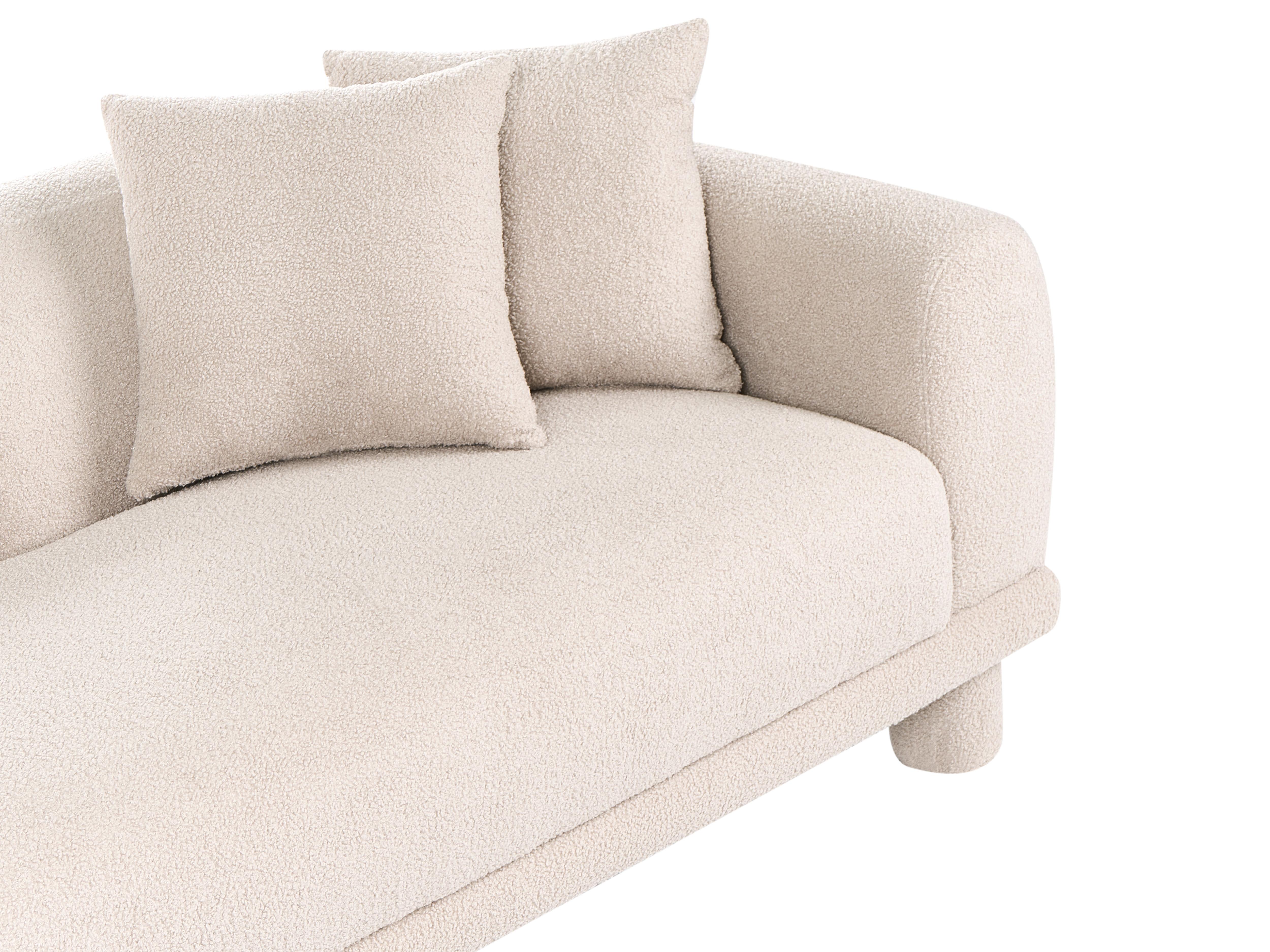 Bank 3-zits PORI Bouclé Beige
