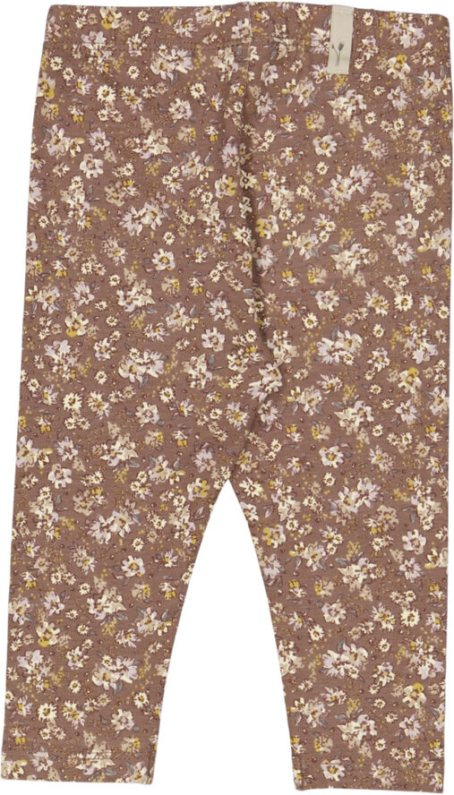 Wheat Jersey Leggings Vintage rose flowers