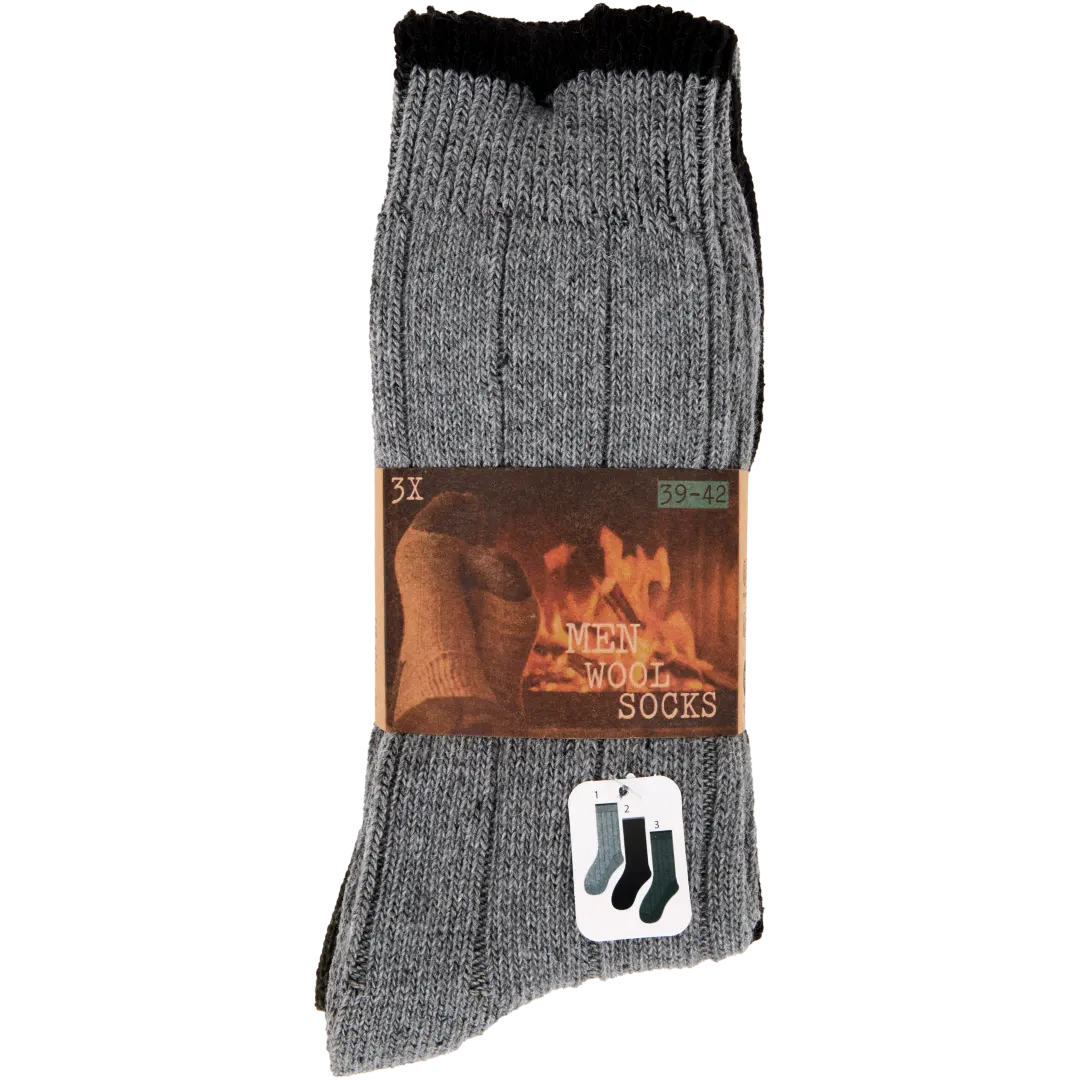Chaussettes mélange laine