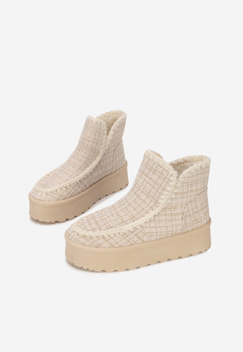 Bottes mocc beige Celestina