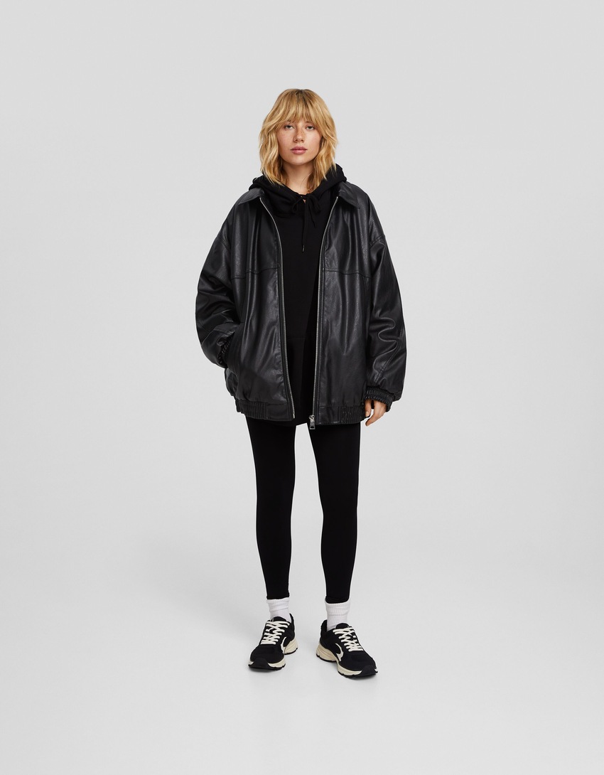 Jaqueta oversized estilo 