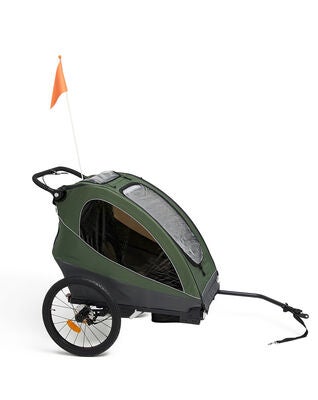 Beemoo Sporty Trail Sykkelvogn, Green