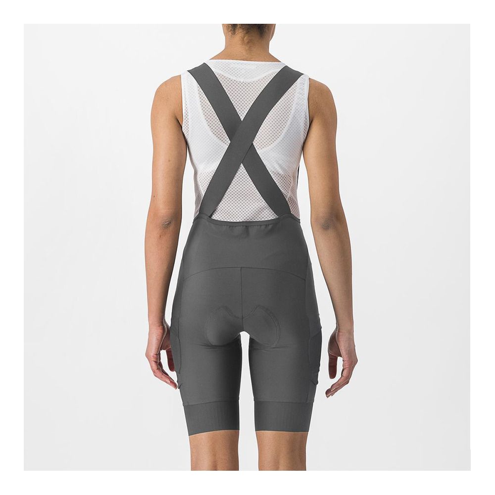 Castelli UNLIMITED CARGO - Cuissard À bretelles Femme gris