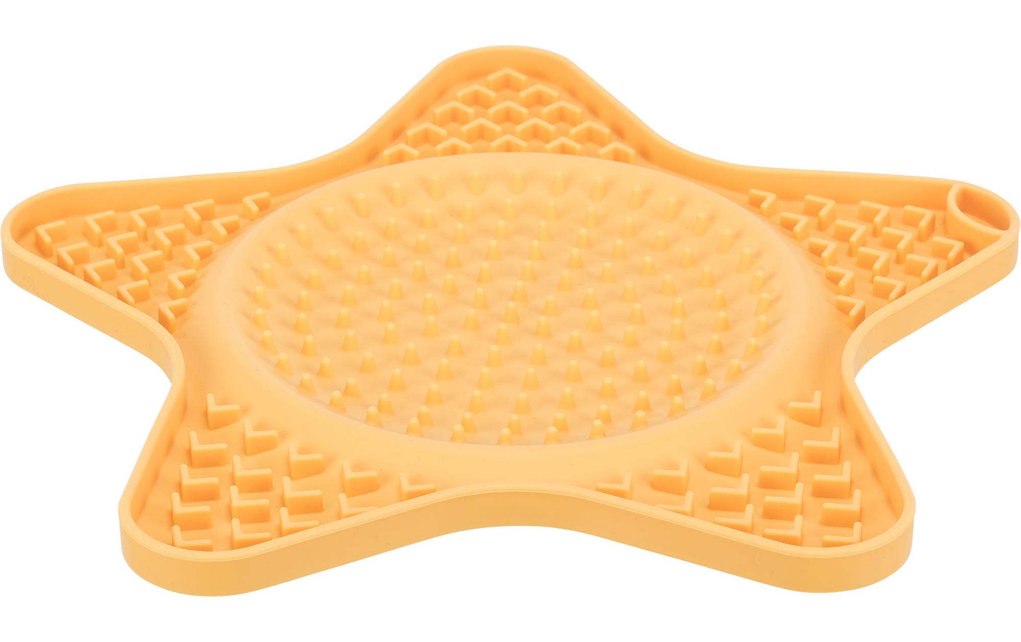 Lick'n'Snack Matte, 23.5 cm, GelbFuttermatte